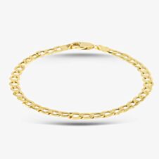 9ct Yellow Gold 8.5 Inch Curb Chain Bracelet HC120-8.5