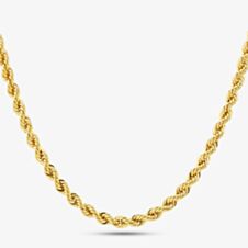 9ct Yellow Gold 20 Inch Rope Chain HLRP-420-9Y-20