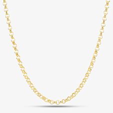 9ct Yellow Gold Round Belcher Chain SRBP-350-9Y