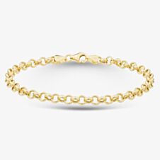 9ct Gold 8.5 inch Belcher Chain Bracelet HRB150-8.5