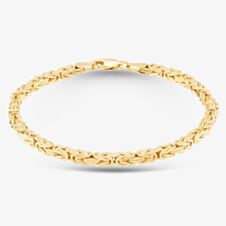 9ct Yellow Gold 7.5 Inch Byzantine Chain Bracelet 1.29.9092