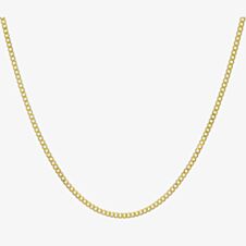 9ct Yellow Gold Flat Curb Chain UFC70