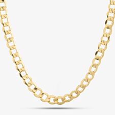 9ct Yellow Gold Curb Chain Necklace HC150