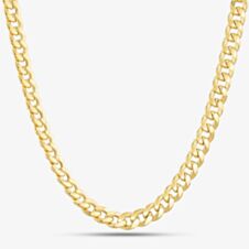 9ct Yellow Gold 20 Inch Rounded Curb Chain HCOC-730-9Y-20