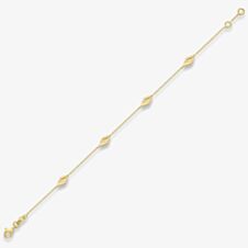 9ct Yellow Gold 7.5-Inch Kite Motif Bracelet CA034-07