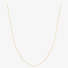 9ct Gold 18 Inch Multi V Bar Chain 111125127467
