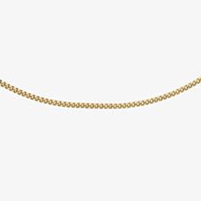 9ct Yellow Gold Diamond Cut Curb Chain 1.13.0025