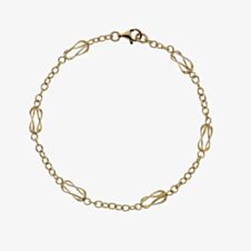 9ct Yellow Gold Sienna 7.5 Inch Bracelet GSIE1307