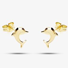 9ct Dolphin Stud Earrings 1-55-0251
