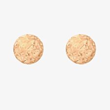 9ct Rose Gold Diamond-Cut 3mm Ball Stud Earrings 5.55.7989