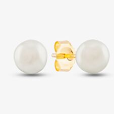 9ct Yellow Gold Akoya Pearl Stud Earrings EOZ102CM