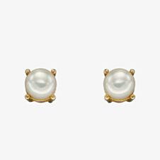 9ct Yellow Gold Freshwater Pearl June Birthstone Stud Earrings GE2331