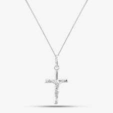 Silver Crucifix Pendant 8-64-1683