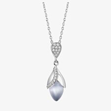 Fei Liu Magnolia Silver Small Pendant MAG-925R-301-CEGY