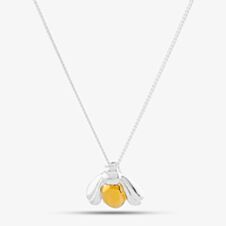 Sterling Silver Two-Tone Bumblebee Necklace P4678 N2326
