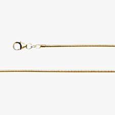 Bastian Gold Plated 18 Inch Omega Chain 9114444550