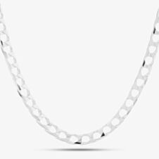 Sterling Silver 20 Inch Square Curb Chain SSLC-510-AG-20