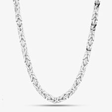 Sterling Silver 22 Inch Byzantine Chain S1061-22