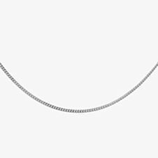 Sterling Silver 18 Inch Flat Curb Chain CU2DC035/0.45