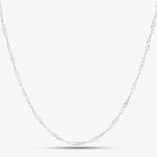 Silver 20inTwist Curb Chain 8.13.0655