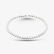 Silver Rhodium Cubic Zirconia Tennis Bracelet 8.29.1713