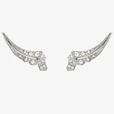 V Jewellery Apollo Cubic Zirconia Lobe Earrings 3088