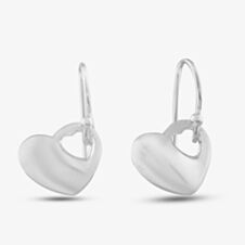 Sterling Silver Open Heart Dropper Earrings 8.54.1959