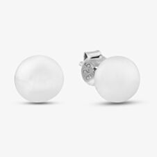 Silver Freshwater Pearl Studs GK-E3065W