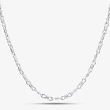 Argentium Silver 18 Inch Fancy Chain ARG-943025-18