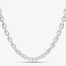 Argentium Silver 18 Inch Horseshoe Link Chain ARG-943034-18
