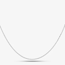 Silver 18inch Round Belcher Chain N501