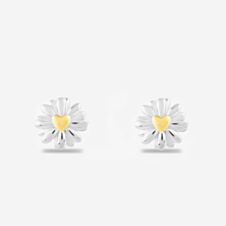 Rosa Lea Daisy Heart Stud Earrings AM-2THB028106