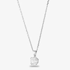 Starbright Silver 8mm Cushion-cut Cubic Zirconia Pendant E3858P-8x8M 3A