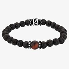 Bourne and Wilde Mens Tigers Eye Bead Bracelet UR04-01