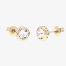 Ted Baker Sinaa Gold Finish Crystal Stud Earrings TBJ1084-02-02