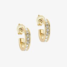 Ted Baker Seenita Gold Tone Crystal Huggie Hoop Earrings TBJ2767-02 02