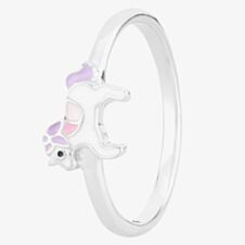 Sterling Silver & Enamel Unicorn Ring AZR234404 Q