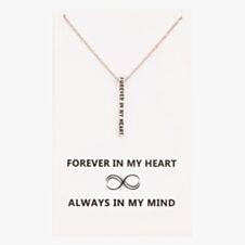 Sentiments Forever In My Heart Bar Pendant 18490