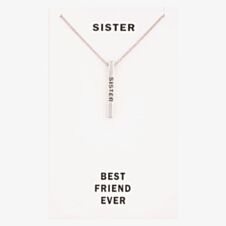 Sentiments Sister Bar Pendant 18503