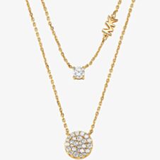 Michael Kors Premium Gold-Tone Two-Row Necklace MKC1591AN710