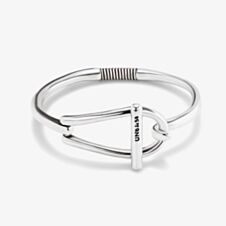 UNOde50 Youngster Silver Plated Horseshoe Hook Bracelet PUL2427MTL0000M
