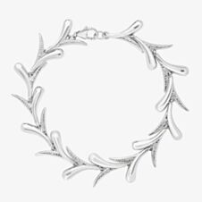 Lucy Quartermaine Silver Sycamore Leaf Bracelet SMB1