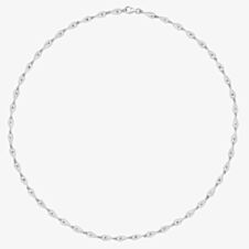 Lucy Quartermaine Silver Continual Drop Necklace DN22