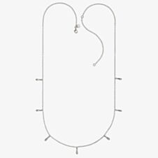 Lucy Quartermaine Silver 7 Drip Necklace DNL1