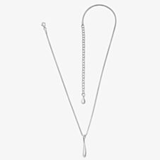 Lucy Quartermaine Silver Short Single Drip Pendant Necklace DP3