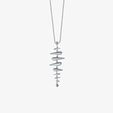 Lucy Quartermaine Sterling Silver Shard Pendant Necklace SHNL1