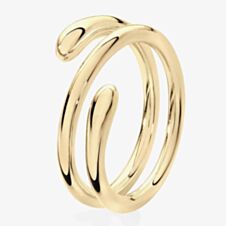 Lucy Quartermaine Gold Vermeil Drop Coil Ring DR12GM