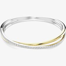 Swarovski Hyperbola Two Colour Crossover Bangle 568972