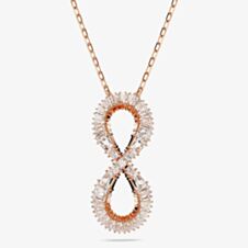 Swarovski Hyperbola Rose Gold Plated Inifinity Pendant Necklace 5677623