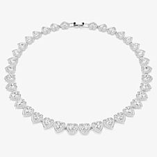 Ariana Grande X Swarovski Capsule White Crystal Heart Necklace 5720857